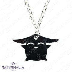 Collar Mokona negra Larg