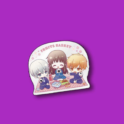 Sticker Fruits Basket