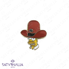 Pin Homero Sombrero Cámara - Los Simpsons