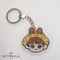 Llavero Jungkook Conejito Sucio de Hawaii - Modelo Cumpleaños 2019 - BTS