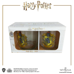Pack taza + vaso Hufflepuff Color - HARRY POTTER(TM) OFICIAL - comprar online