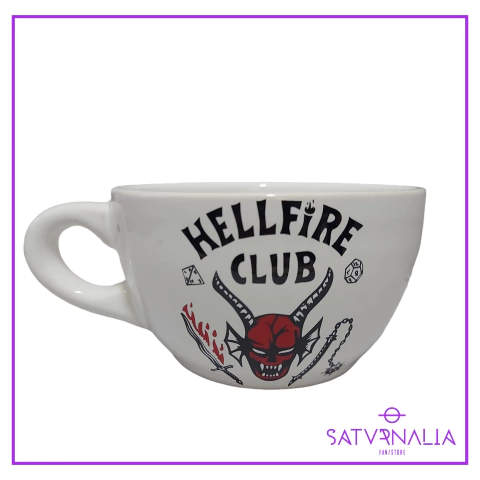 Tazón Hellfire Club blanco - Stranger Things