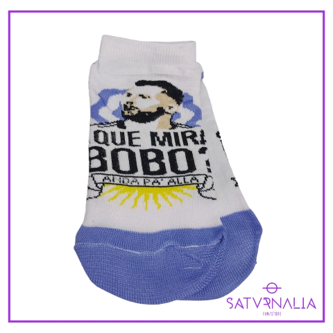 Medias Messi Qué mirás bobo?