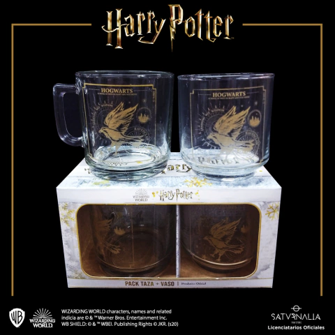 Pack taza + vaso Ravenclaw Celestial Gold - HARRY POTTER(TM) OFICIAL