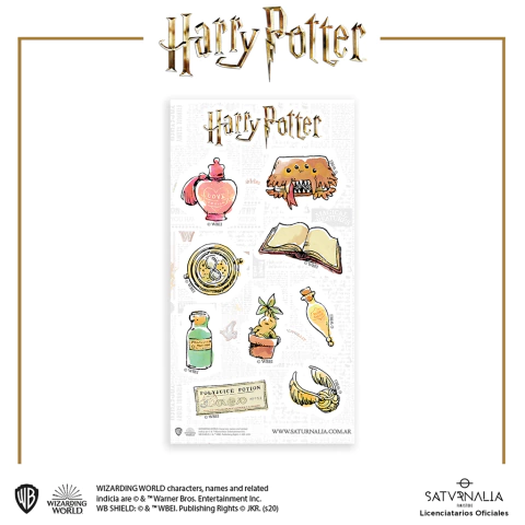 Stickers Vinílicos mod 02 Clases - HARRY POTTER(TM) OFICIAL