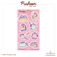 Stickers vinilicos Pastel Pusheenicorn - PUSHEEN™ OFICIAL