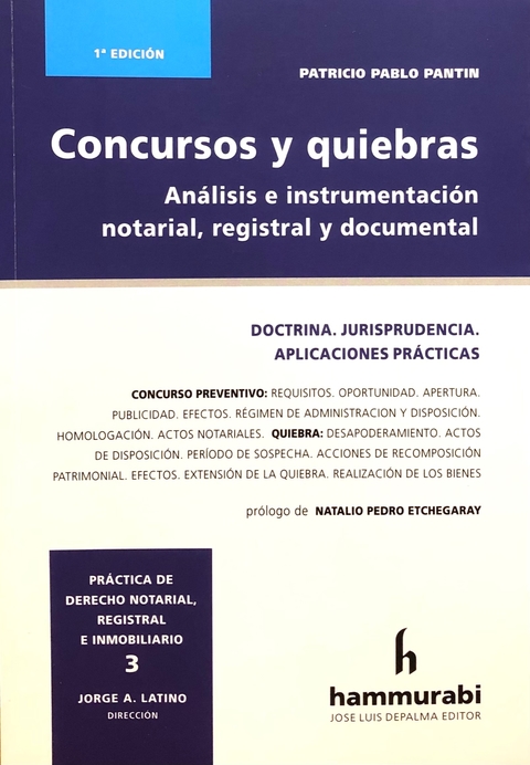 CONCURSOS Y QUIEBRAS PANTIN -