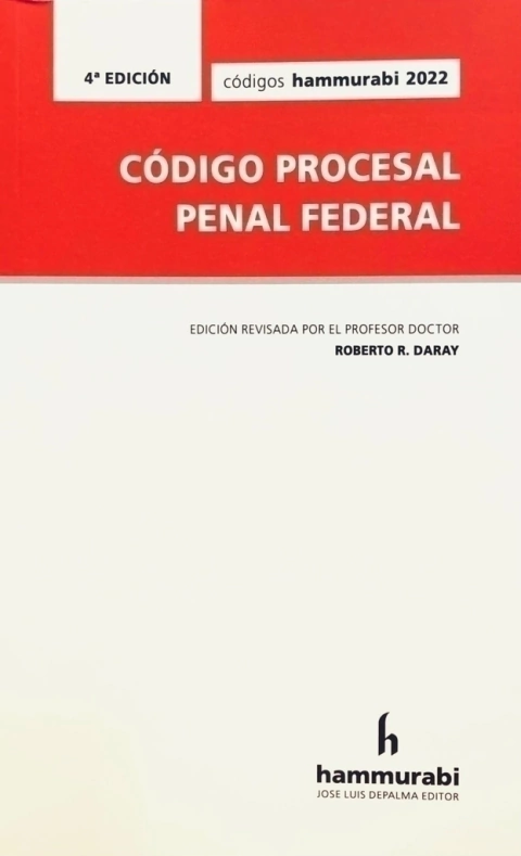 CODIGO PROCESAL PENAL FEDERAL 2022 POCKET