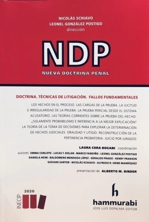 NUEVA DOCTRINA PENAL SCHIAVO -2020
