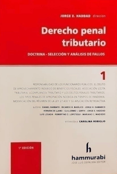 DERECHO PENAL TRIBUTARIO 1 HADDAD -