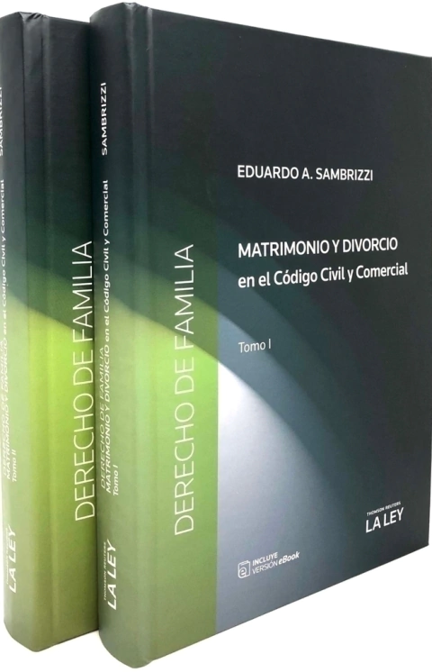 MATRIMONIO Y DIVORCIO EN EL CÓDIGO CIVIL Y COMERCIAL - Autor: Eduardo A. Sambrizzi