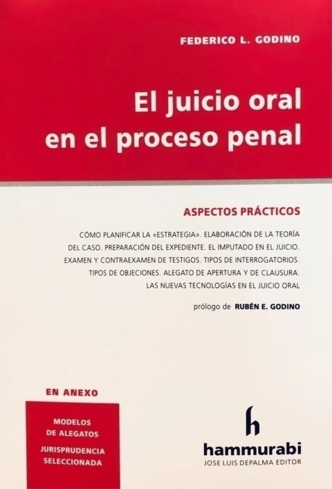 EL JUICIO ORAL EN EL PROCESO PENAL GODINO -