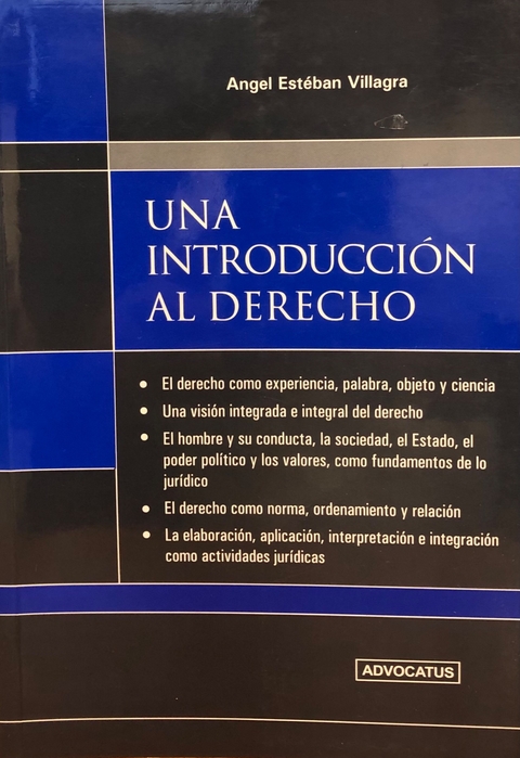 Una Introducción al Derecho AUTOR: Angel, Villagra - comprar online
