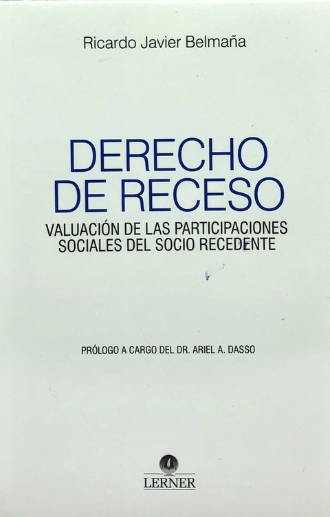 Derecho de receso - Belmaña, R