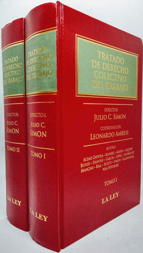 TRATADO DE DERECHO COLECTIVO DEL TRABAJO Autor JULIO SIMON - LEONARDO AMBESI