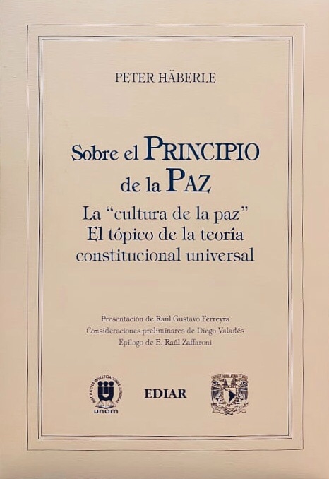 Sobre el principio de la paz Autor: Haberle, Peter