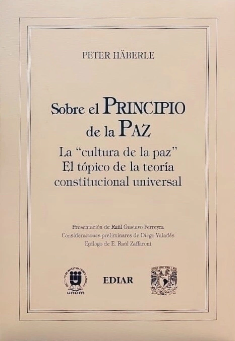 Sobre el principio de la paz Autor: Haberle, Peter