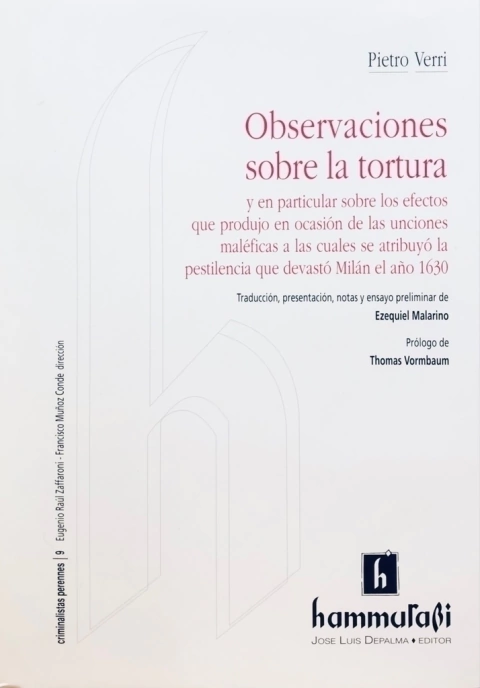 Observaciones Sobre La Tortura - Verri