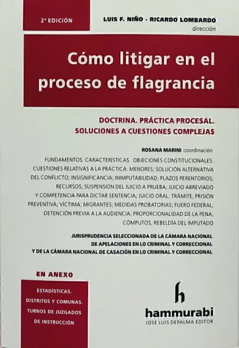 Como litigar en el proceso de flagrancia - Niqo, L - Lombardo, R