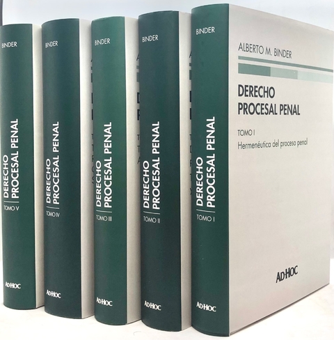 Derecho procesal penal 8 tomos ENCUADERNADO - Binder