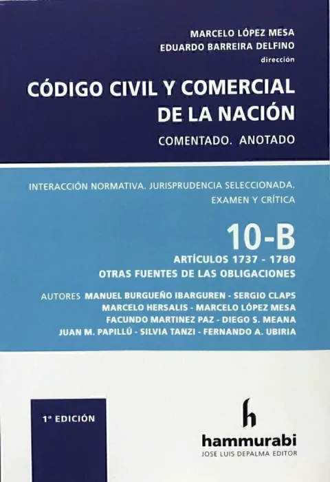 CSDIGO CIVIL Y COMERCIAL 10B LSPEZ MESA