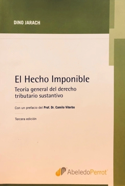 EL HECHO IMPONIBLE Autor: Dino Jarach