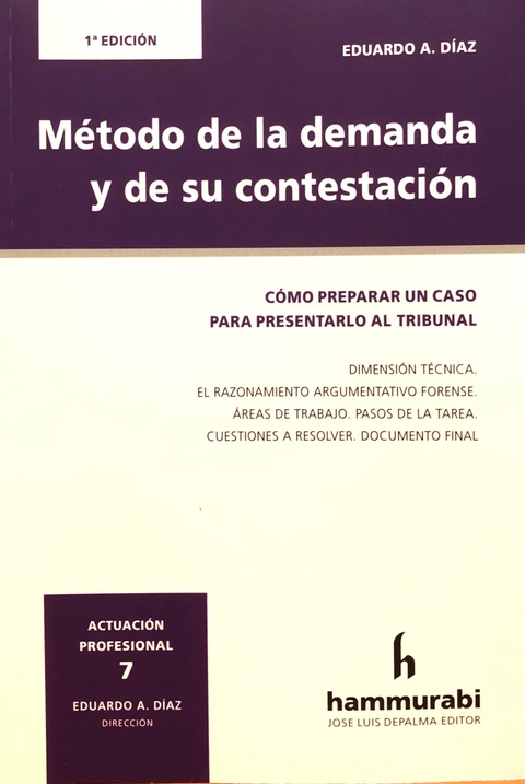 METODO DE LA DEMANDA Y SU CONTESTACION - DIAZ -