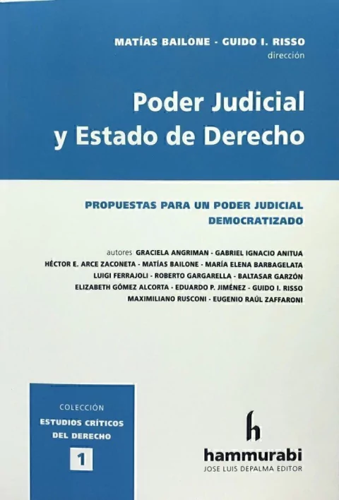 PODER JUDICIAL Y ESTADO DE DERECHO BAILONE - RISSO -