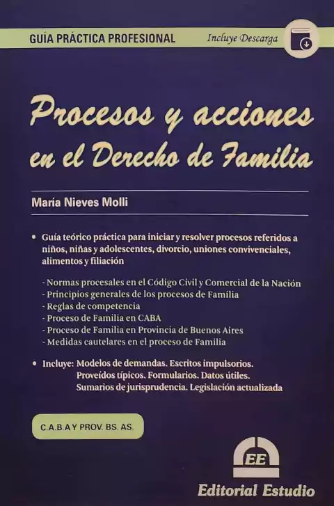 GPP PROCESOS Y ACCIONES EN EL DERECHO DE FAMILIA María Nieves MOLLI