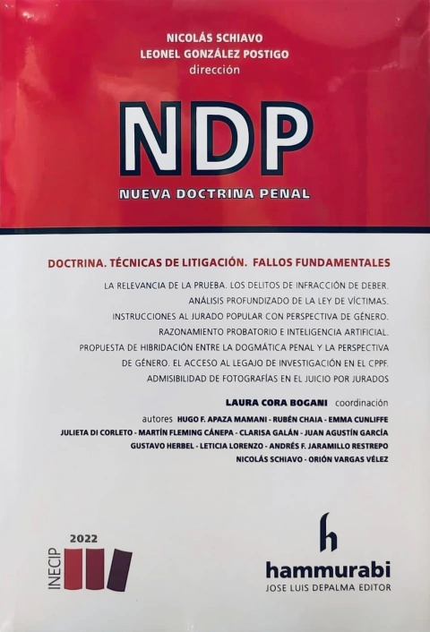 Nueva doctrina penal 2022 Schiavo -