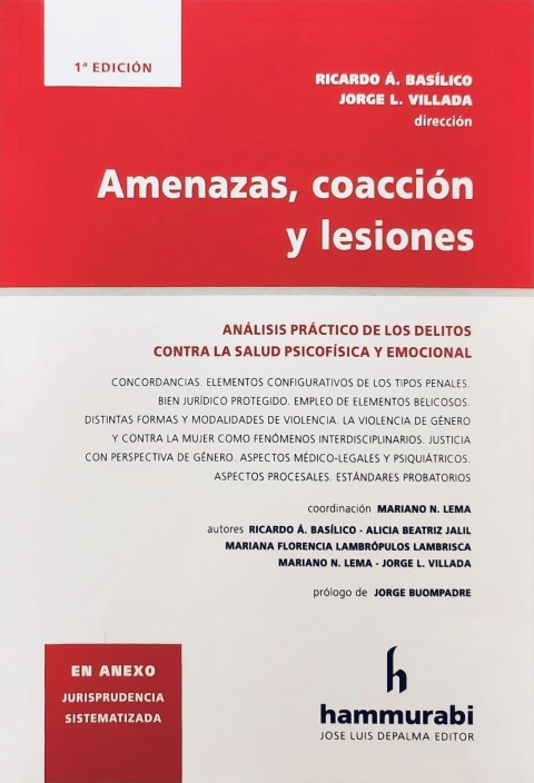 Amenazas, coacción y lesiones Basílico -