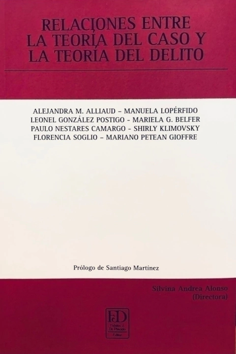 RELACIONES ENTRE LA TEORMA DEL CASO Y LA TEORMA DEL DELITO ALONSO, SILVINA ANDREA