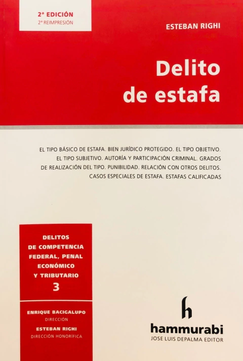 Delito de estafa Righi -