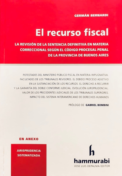 El recurso fiscal Bernardi -