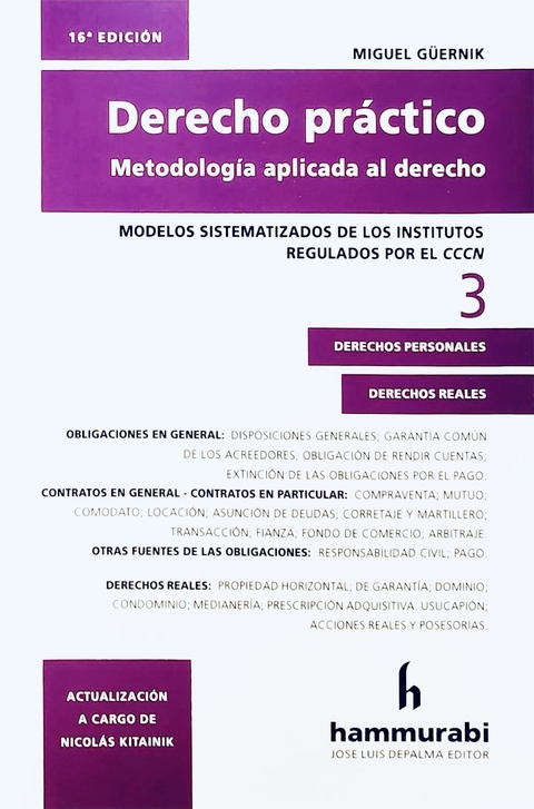 Derecho práctico, 3 Güernik -