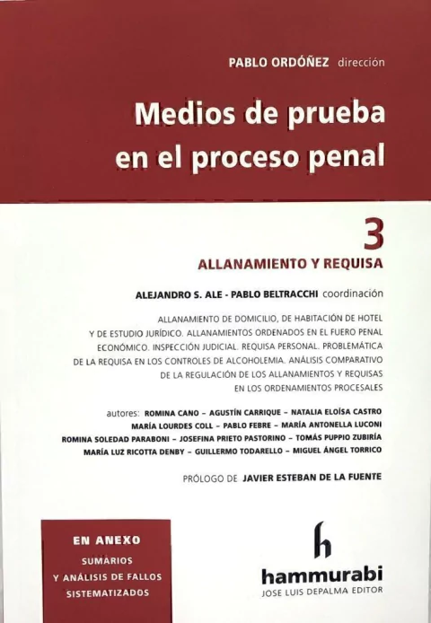 Medios de prueba en el proceso penal 3 - Ordoqez, P