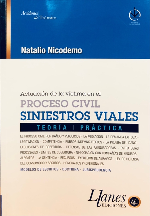 Actuación de la victima en el Proceso Civil. Siniestros Viales Nicodemo