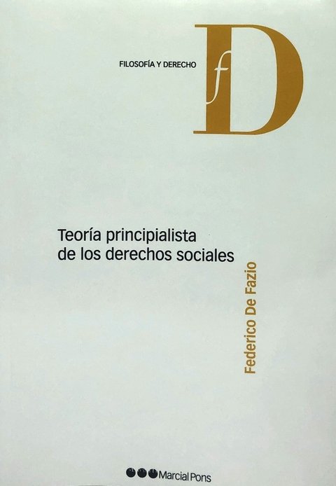Teoría principalista de los derechos sociales De Fazio, Federico - comprar online