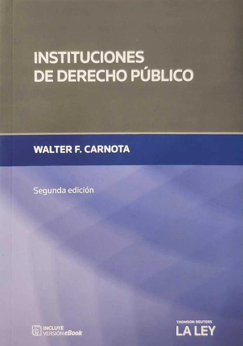 Instituciones de derecho publico - Carnota Walter - comprar online