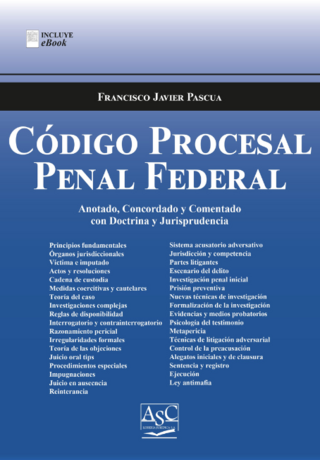 Código Procesal Penal Federal - Francisco Javier Pascua - comprar online