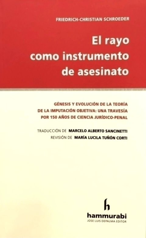 El rayo como instrumento de asesinato Autor: SCHROEDER FRIEDRICH-CHRISTIAN