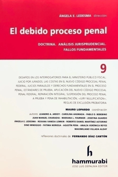 DEBIDO PROCESO PENAL, 9 LEDESMA -