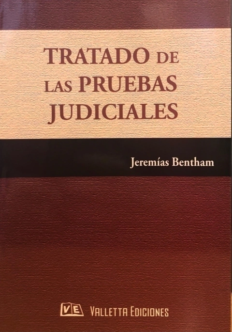 Tratado de las pruebas judiciales Bentham, Jeremias