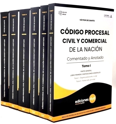 Código Procesal Civil y Comercial de la Nación De Santo, V
