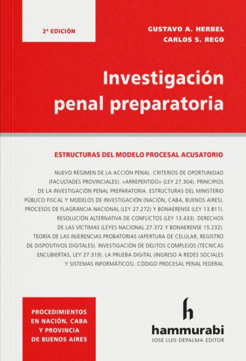 Investigación penal preparatoria Herbel 2024 -