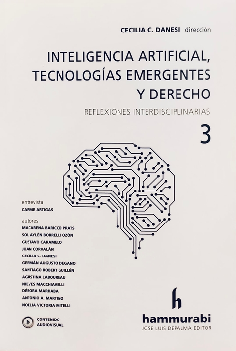 Inteligencia artificial, tecnologías emergentes y Derecho, 3 - Danesi -