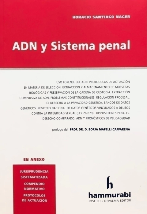 ADN Y SISTEMA PENAL NAGER -