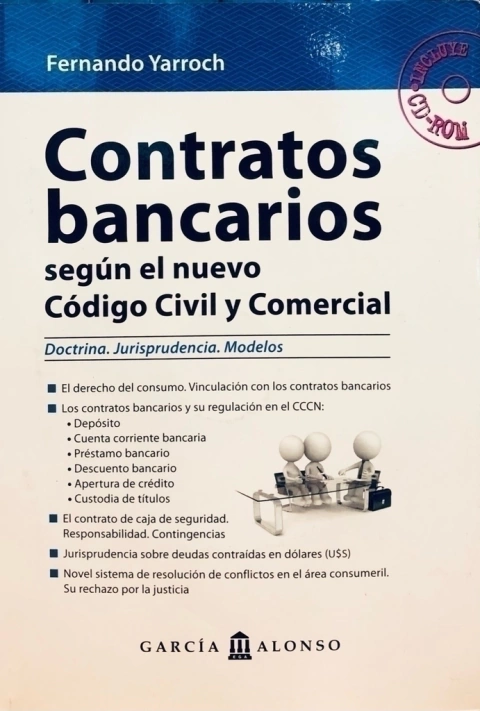 Contratos bancarios (Código Civil y Comercial) c/CDROM - Autor: Fernando Daniel Yarroch - comprar online