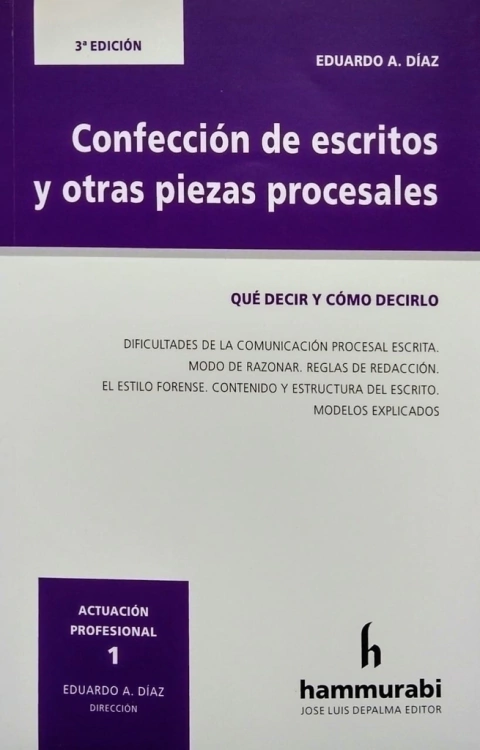 CONFECCION DE ESCRITOS - DIAZ -