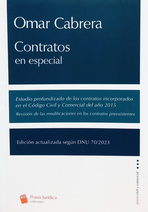 Contratos en especial - Cabrera, Omar